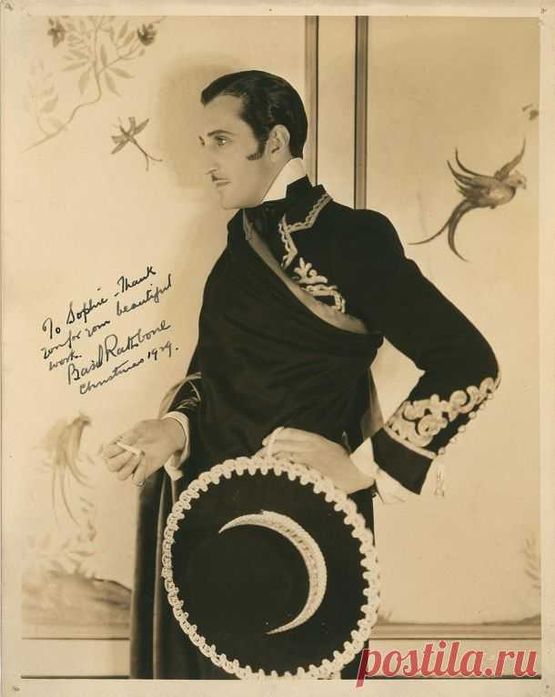 Basil Rathbone/Christmas 1929
