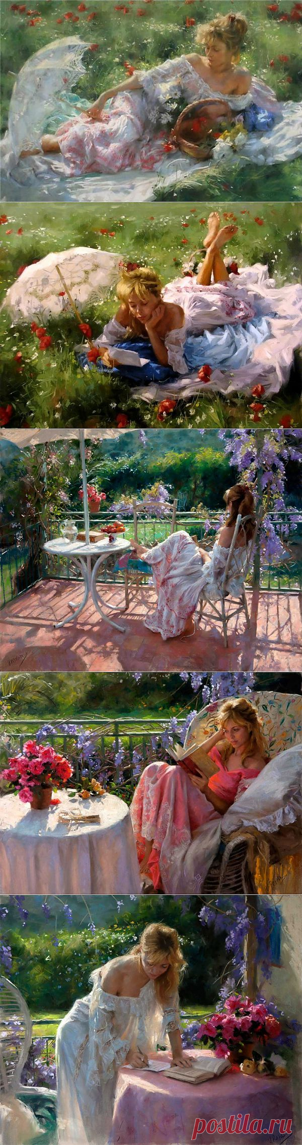 Испанский художник Vicente Romero Redondo. Чудо - женщина..