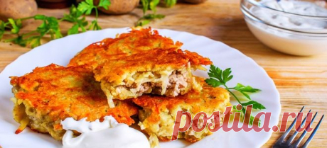 Картофельные драники на сковороде - отменное блюдо для всей семьи!