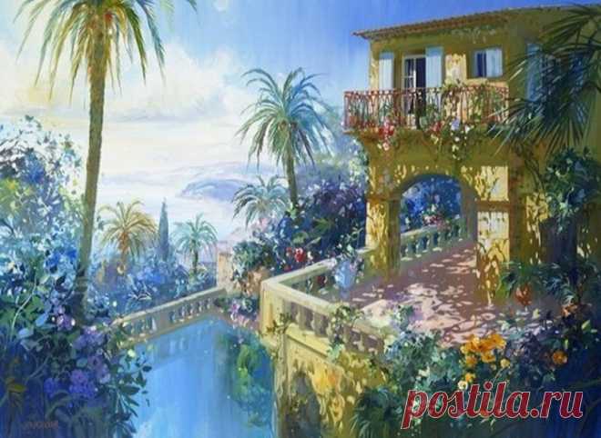 Солнечные пейзажи Лоран Парселье (Laurent Parcelier)