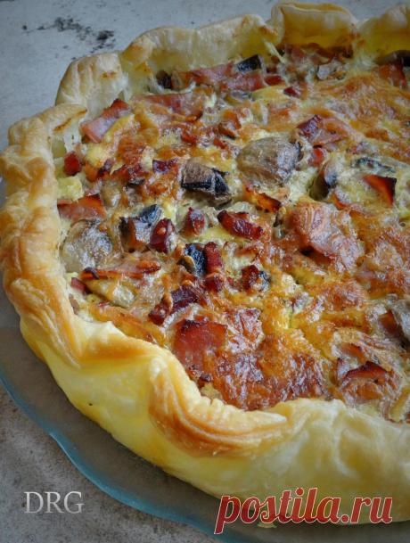 Пирог с грибами