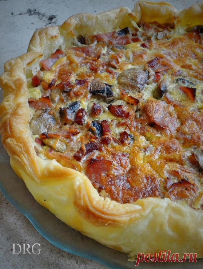 Пирог с грибами