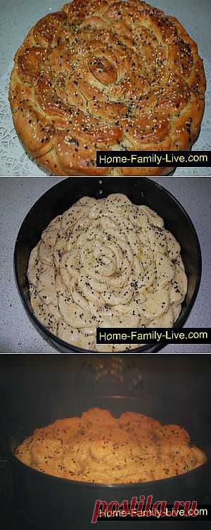 Кулинарные рецепты Турецкий хлеб &raquo; Кулинарные рецепты