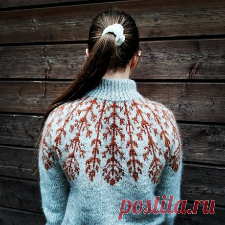 Запись на стене Hallasweater by Emilia Aitto-ojaЕще один жаккардовый свитер на круглой кокетке, описание во вложении переведено на русский язык