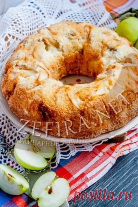 Пышная яблочная шарлотка – Кулинарные рецепты любящей жены