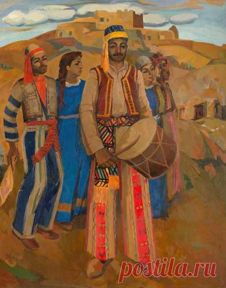 Հարությունյան Հրաչյա Հարությունի
(1936 - 1989)
Աշնակ. Սասունցիների պարը (1970),կտավ, յուղաներկ
175x142 սմ
Տեղագրություն:Ֆոնդապահոց