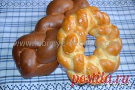Пасхальный венгерский пирог-калач с изюмом и орехами | 4vkusa.ru