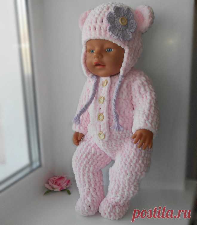 Плюшевый комплект для кукол Мастер класс - Lesi_Dolls Мастер классы по вязанию | Boosty