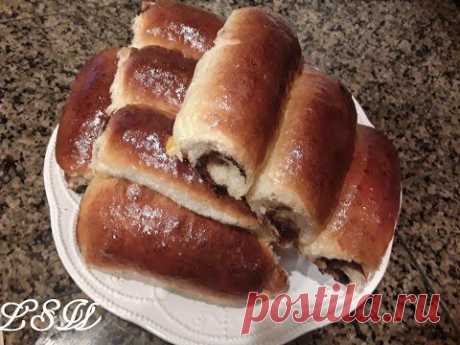 Булочки с шоколадом. Мягкие и воздушные.