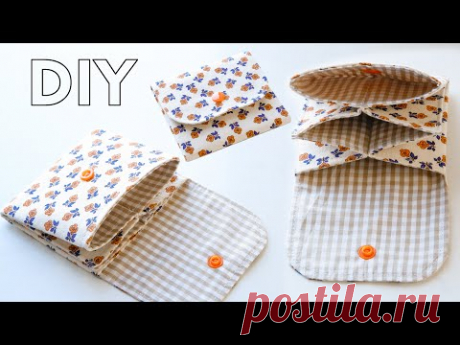 DIY Coin Purse / Mini Pouch / Sewing Project / Thuy Craft