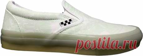 Amazon.com | Vans Unisex Skate Slip-On Shoe Glow/White 9.5 Women/8 Men | Loafers & Slip-Ons