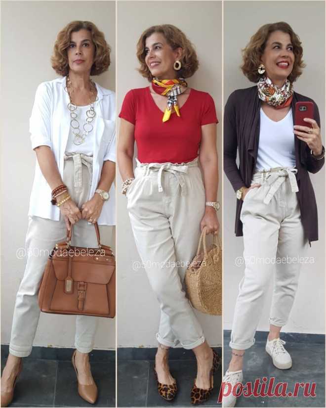 И в офисе, и за его пределами: 12 вдохновляющих ансамблей в стиле smart casual для модниц 50+