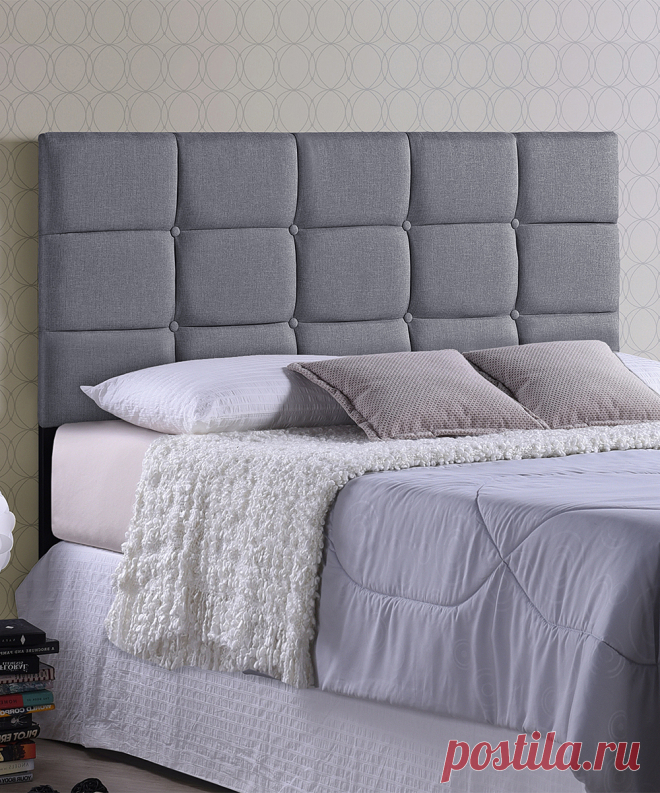 Baxton Studio Gray Full-Size Headboard | zulily