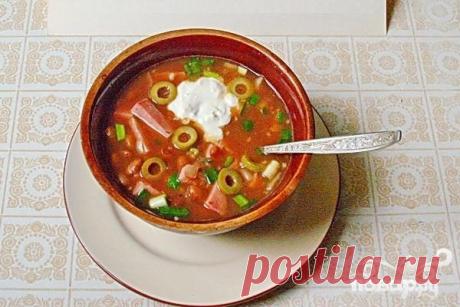 👌 Деревенская похлебка из фасоли с ветчиной, ссылки Рецепт приготовления деревенской похлебки из фасоли с ветчиной. Похлебка получается довольно сытной и очень вкусной.
Сметана 1 ст.л.
Растительное масло 50 мл.
Соль и перец
Ветчин...
