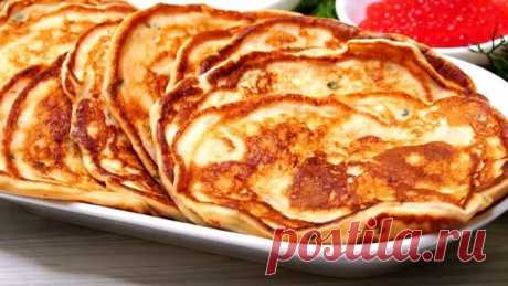 НАСТОЛЬКО вкусных не сладких БЛИНОВ я еще не ела, их должен попробовать каж