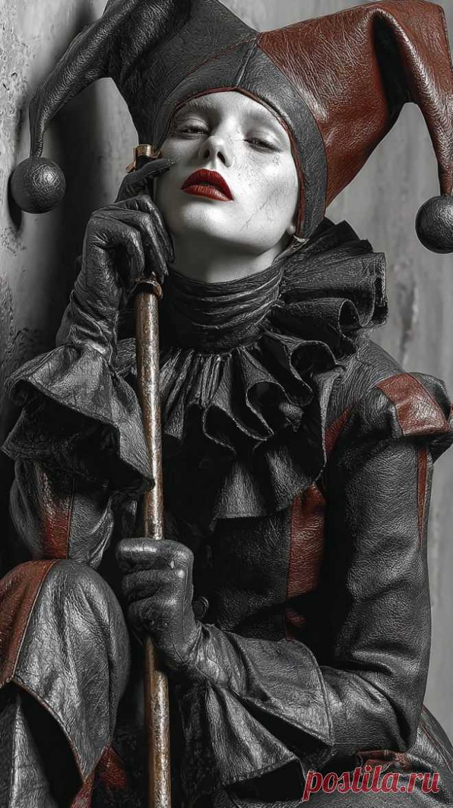 Загадочная шутница у разрушенной стены. Генерация из нейронной сети Midjourney - Midjourney примеры промтов - Форум ИИ о нейросетях - Yes Ai