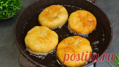 Тесто для воздушных и очень-очень вкусных жареных пирожков как на рынке в моём детстве (делюсь рецептом, может, вы тоже его искали) | Мастерская идей | Дзен