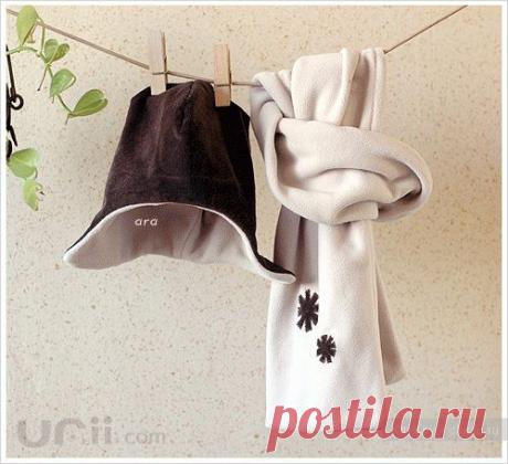 Как сшить детскую шапочку из флиса для детей, выкройка / Шитье, вязание для детей на спицах и крючком с описанием / КлуКлу. Рукоделие - бисероплетение, квиллинг, вышивка крестом, вязание