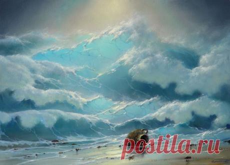 © Подарок моря - Георгий Дмитриев - Картины и другие произведения изобразительного искусства. ©ARTRUSSIA-Искусство России