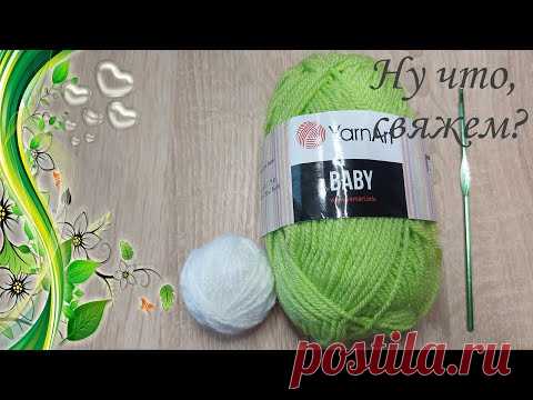 💚🤍🍃ДЕРЕВЕНСКАЯ ЛЮБОВЬ УЗОР КРЮЧКОМ (подробно для начинающих) /VILLAGE LOVE NEW CROCHET PATTERN.