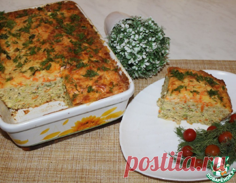 Запеканка из кабачков и куриного фарша – кулинарный рецепт