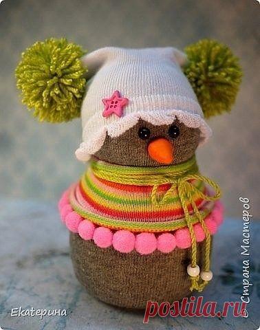 Снеговики из носков легко и просто 



