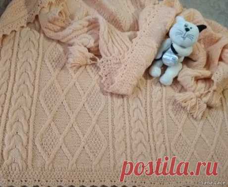 Плед Персиковый - 2 Ноября 2020 - Творческая мастерская Sana Lace