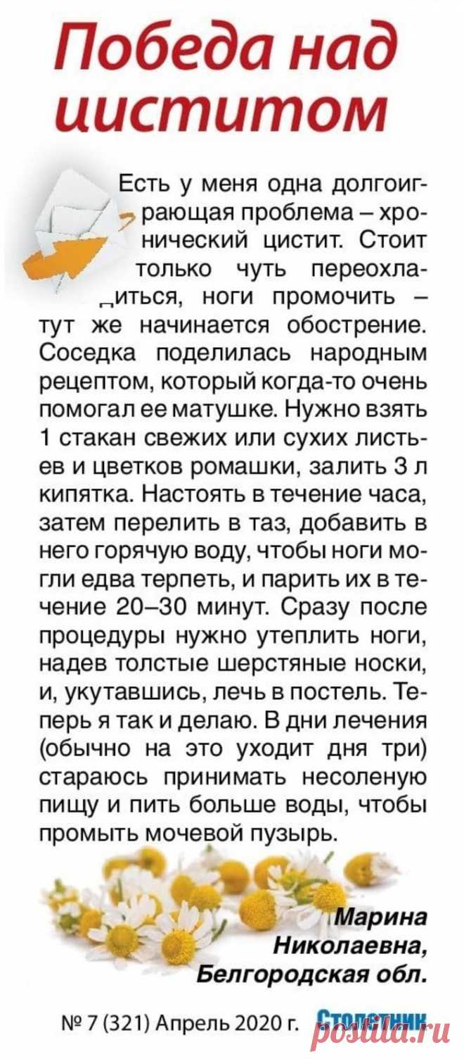 Победа над циститом