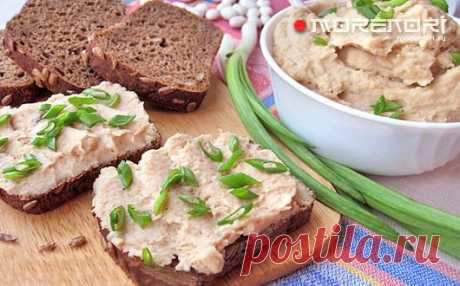 Рецепт вкусного паштета из скумбрии и фасоли