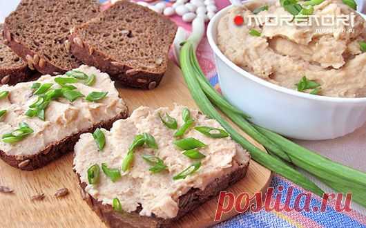 Рецепт вкусного паштета из скумбрии и фасоли