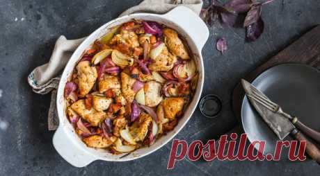 Запеченная курица по-деревенски | gastronom.ru | Яндекс Дзен