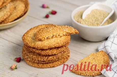 Кунжутное печенье, потрясающе вкусное | Женские секреты