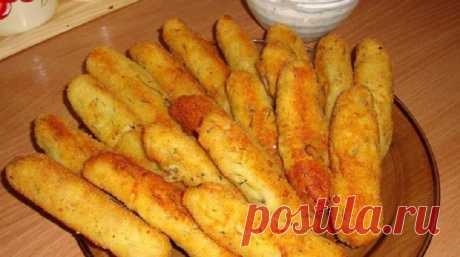 Обалденные картофельные палочки Картофельные палочки — блюдо, от которого не откажутся даже самые привередливые малоежки. Палочки получаются ароматными и очень вкусными. Их можно готовить просто в качестве закуски, для семейного просмотра...