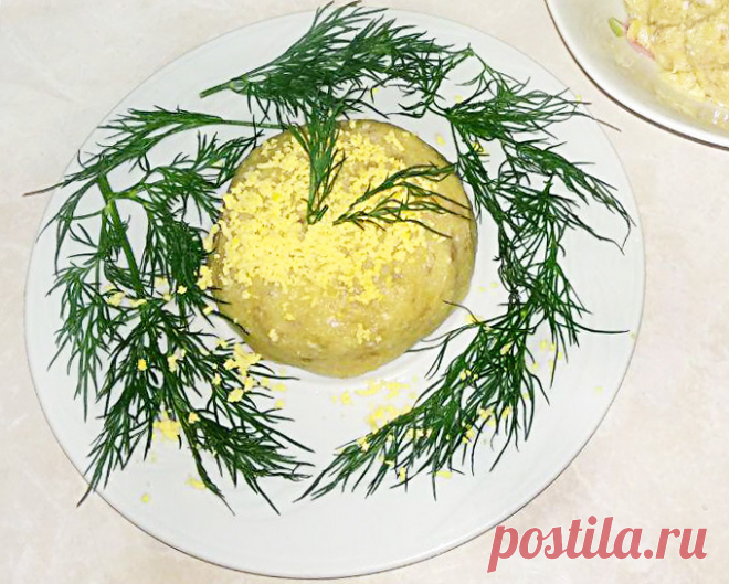 Форшмак - очень простая, но вкусная намазка на хлеб