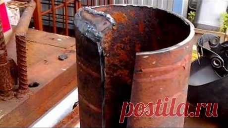 Супер бур из трубы/super drill pipe, своими руками