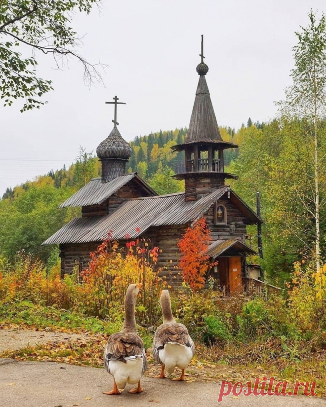 Россия, Пермский край.
Этнографический парк реки Чусовой.