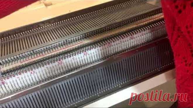 Вязание ВЕЛЛЕ на машине Brother