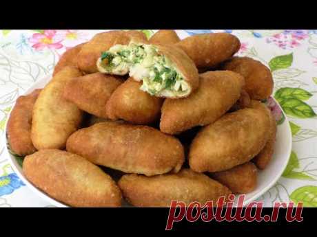 Как Быстро Приготовить Очень Вкусные Жареные Пирожки с Луком и Яйцом. Пошаговый рецепт.