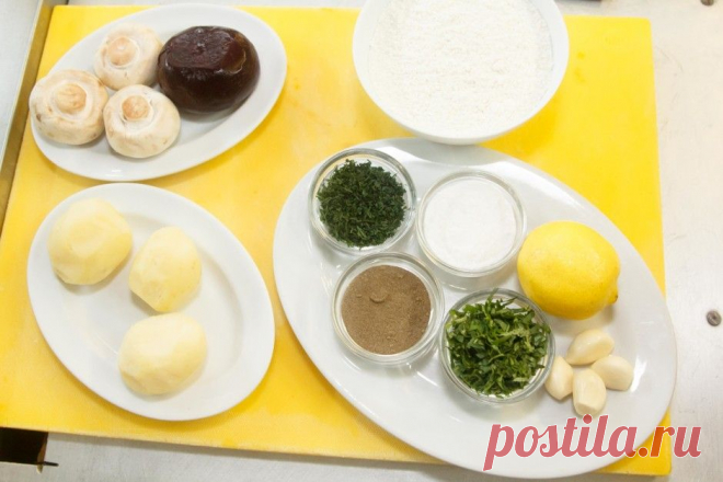 Хинкали с картофелем и грибами - рецепт - как приготовить - ингредиенты, состав, время приготовления - Леди Mail.Ru