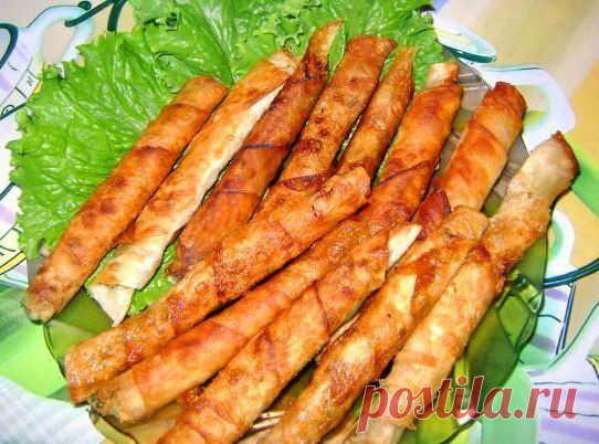 Закусочные рулетики из армянского лаваша / Всё за еду!