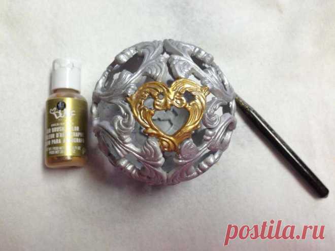 (1) "Filigree" Christmas Bauble tutorial