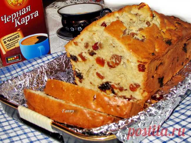 Новогодний кекс с сухофруктами и орехами | Кошкин дом