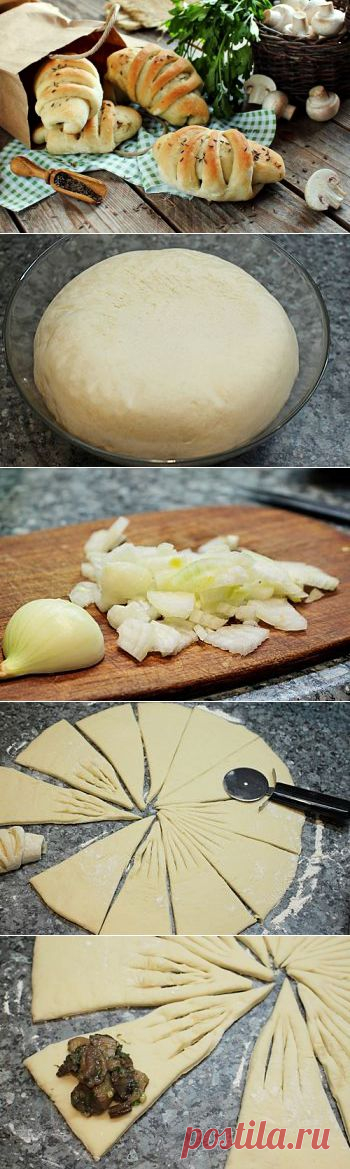 Постные пирожки с грибами / Болталка / Кулинария