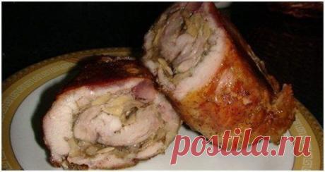 Рулет мясной с грибами | Подружки