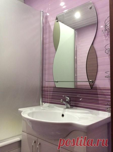 НЕОБЫЧАЙНАЯ РАСКЛАДКА В ВАННОЙ КОМНАТЕ