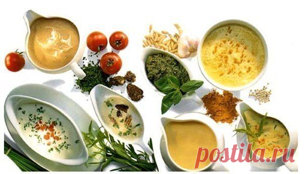 "10 ВАРИАНТОВ ДОМАШНИХ СОУСОВ."