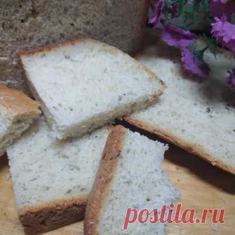 Хлеб с чесноком и укропом в хлебопечке🍞 265 ккал рецепт с фото пошаговый от Ирина - Овкусе.ру