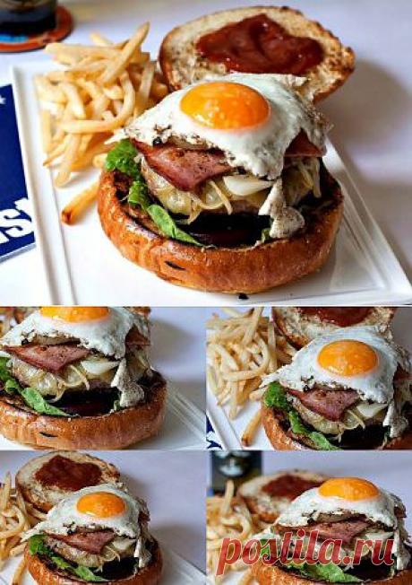 Австралийский бургер - рецепт с фотографиями