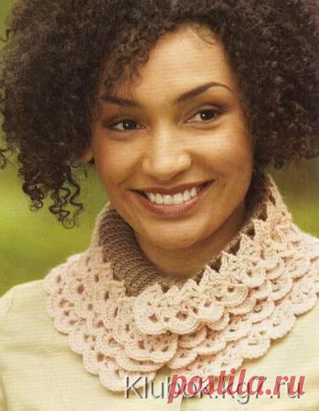 Ажурный воротник-шарфик Austen Lace Muffler! | Клубок