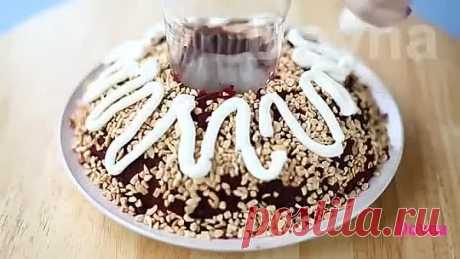 Салат гранатовый браслет к Новому году.